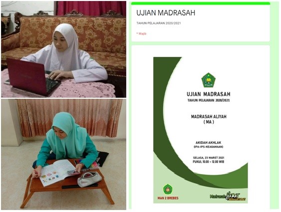 Serba daring pelaksanaan PAT dan UM di MAN 2 Brebes