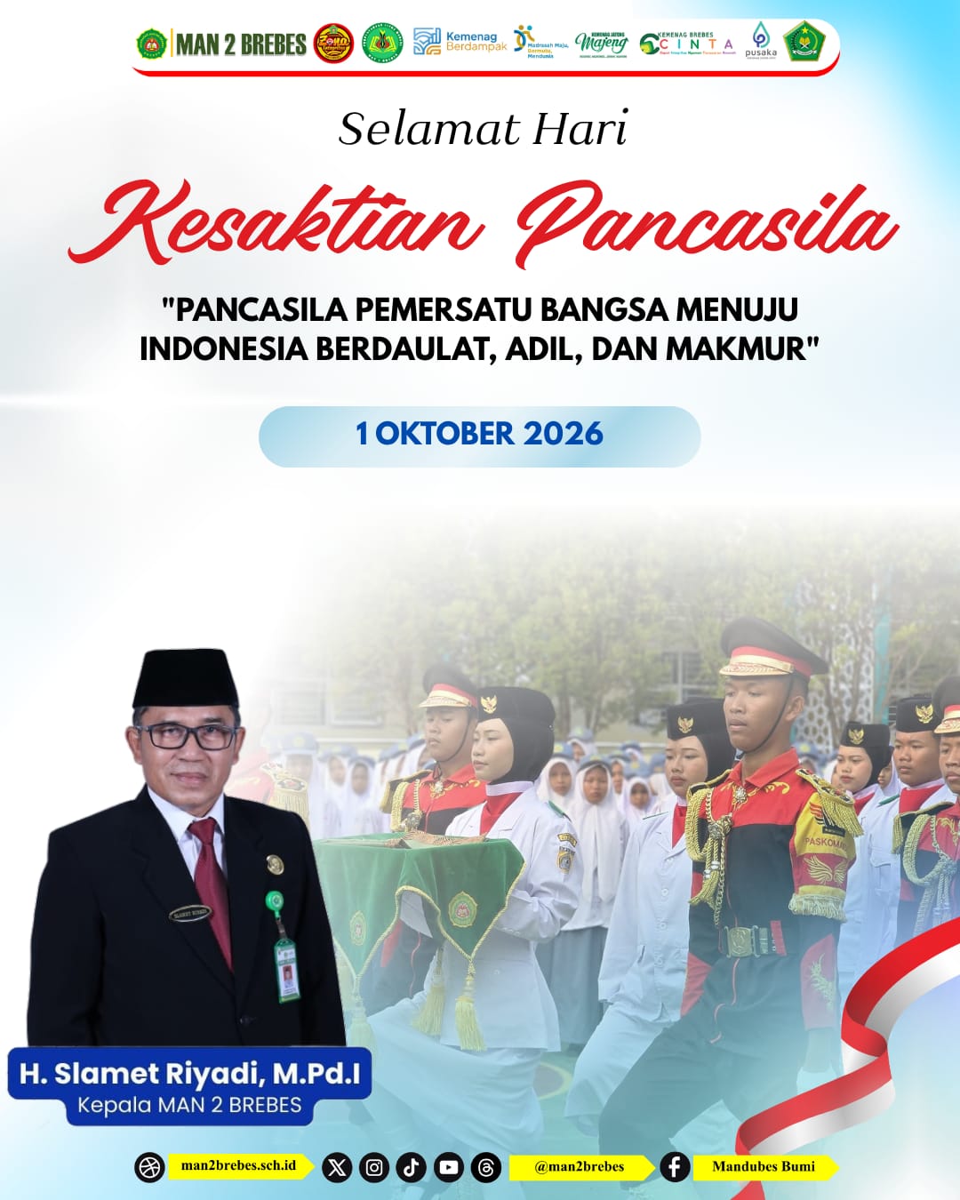 MAN 2 Brebes Peringati Hari Kesaktian Pancasila 2026, Teguhkan Semangat Persatuan dan Nasionalisme