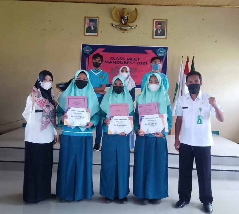 Kemeriahan Penutupan Classmeeting Daring MAN 2 Brebes Ajaran 2020/2021