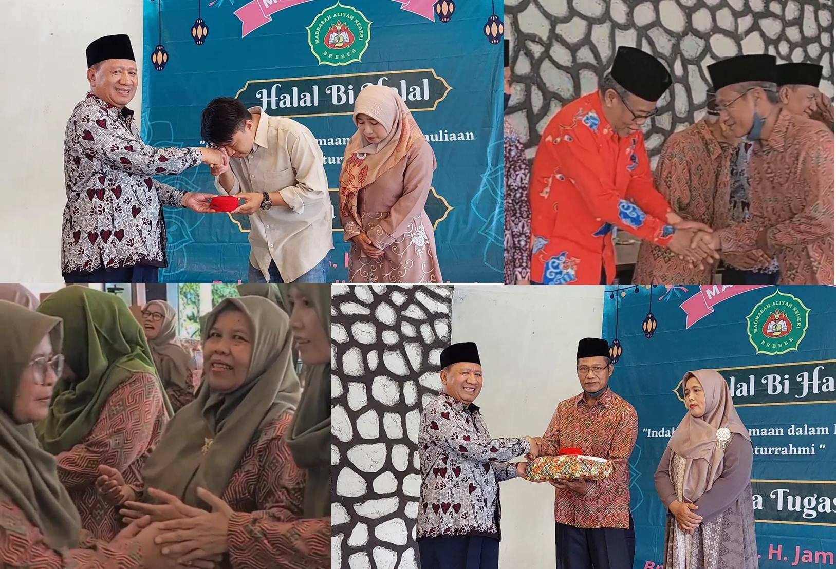 MAN 2 Brebes Gelar Halal bi Halal  dan Purna Tugas