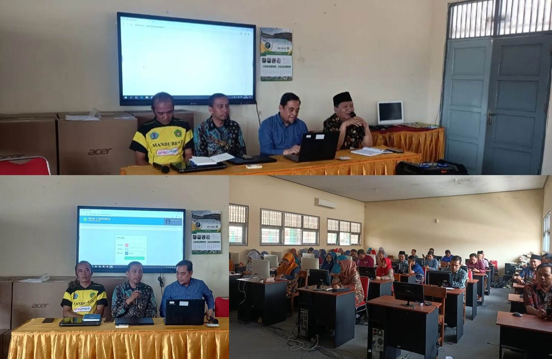 MAN 2 Brebes gelar rapat pembinaan dan sosialisasi assesmen melalui MANDUBES SMART SOLUTION