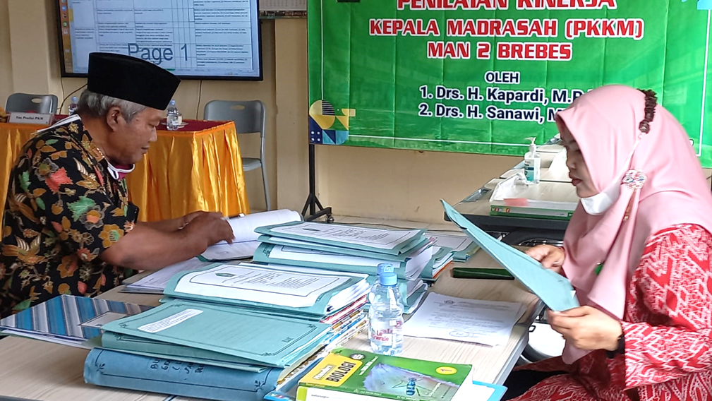 Sukses, Penilaian Kinerja Kepala Madrasah (PKKM)  MAN 2 Brebes