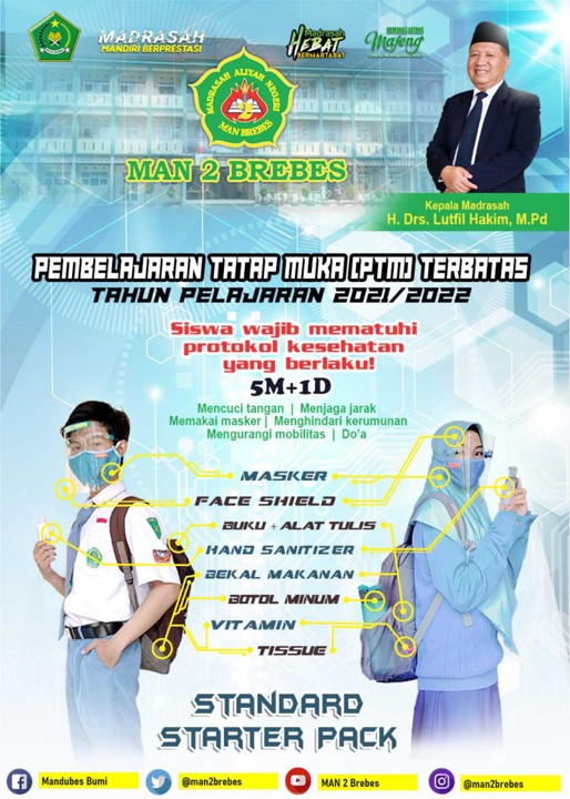 Pembelajaran Tatap Muka Terbatas MAN 2 Brebes