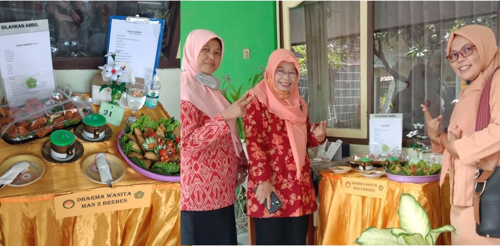 Heeem,…Enak ! Kudapan Samosa Karya Dharma Wanita Persatuan  MAN 2 Brebes Raih Juara 1